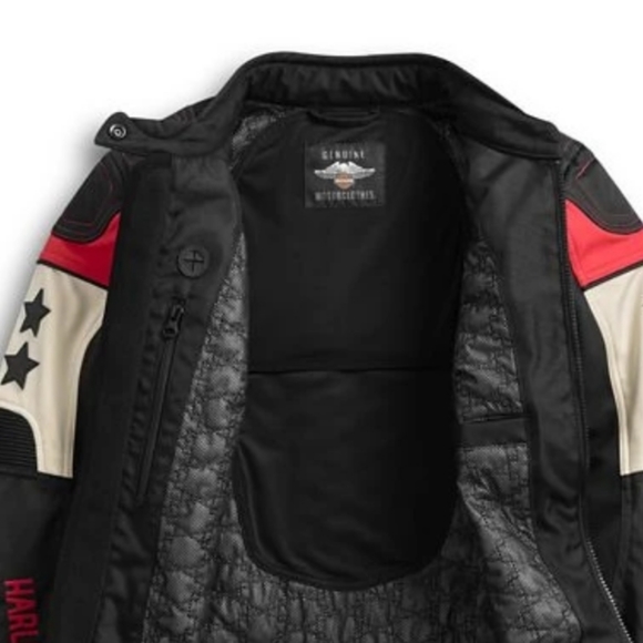 HARLEY DAVIDSON WOMAN WINDPROOF RIDING JACKET - Picture 3 of 4